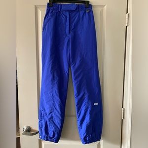 Women’s Fera Winter Snow Ski Pants Insulated Blue Nylon Size 8